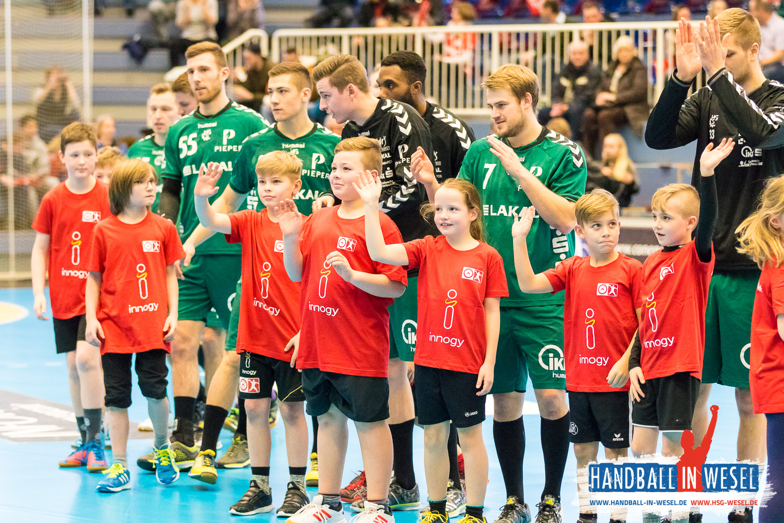 HSG Wesel E-Jugend / Einlaufkids TUSEM Essen 2017